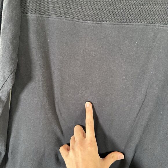 TCU Under Armour Sweater Large Black 1/4 Zip Turtleneck Long Sleeve Breathable - Picture 13 of 13